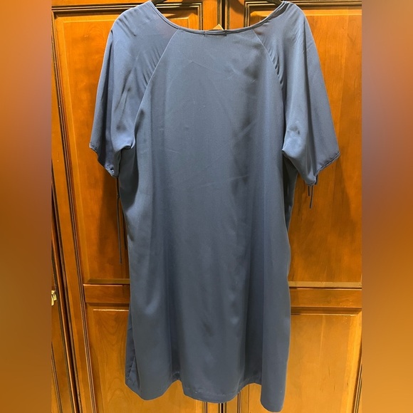 NWT Daisy Fuentes Solid Blue Casual Dress - XL - Picture 5 of 5